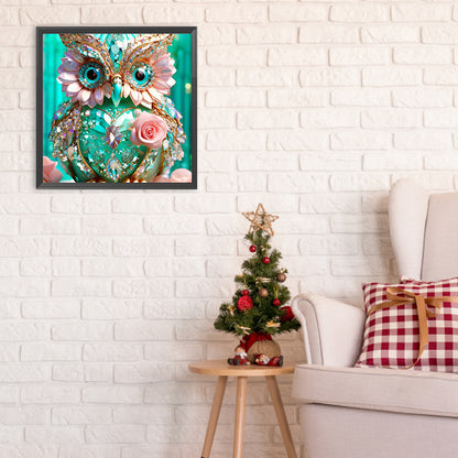 Diamond Owl - Full Round Drill Diamond Painting 30*30CM