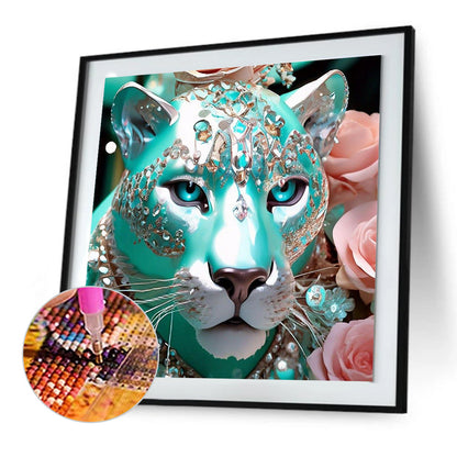 Diamond Panther - Full Round Drill Diamond Painting 30*30CM