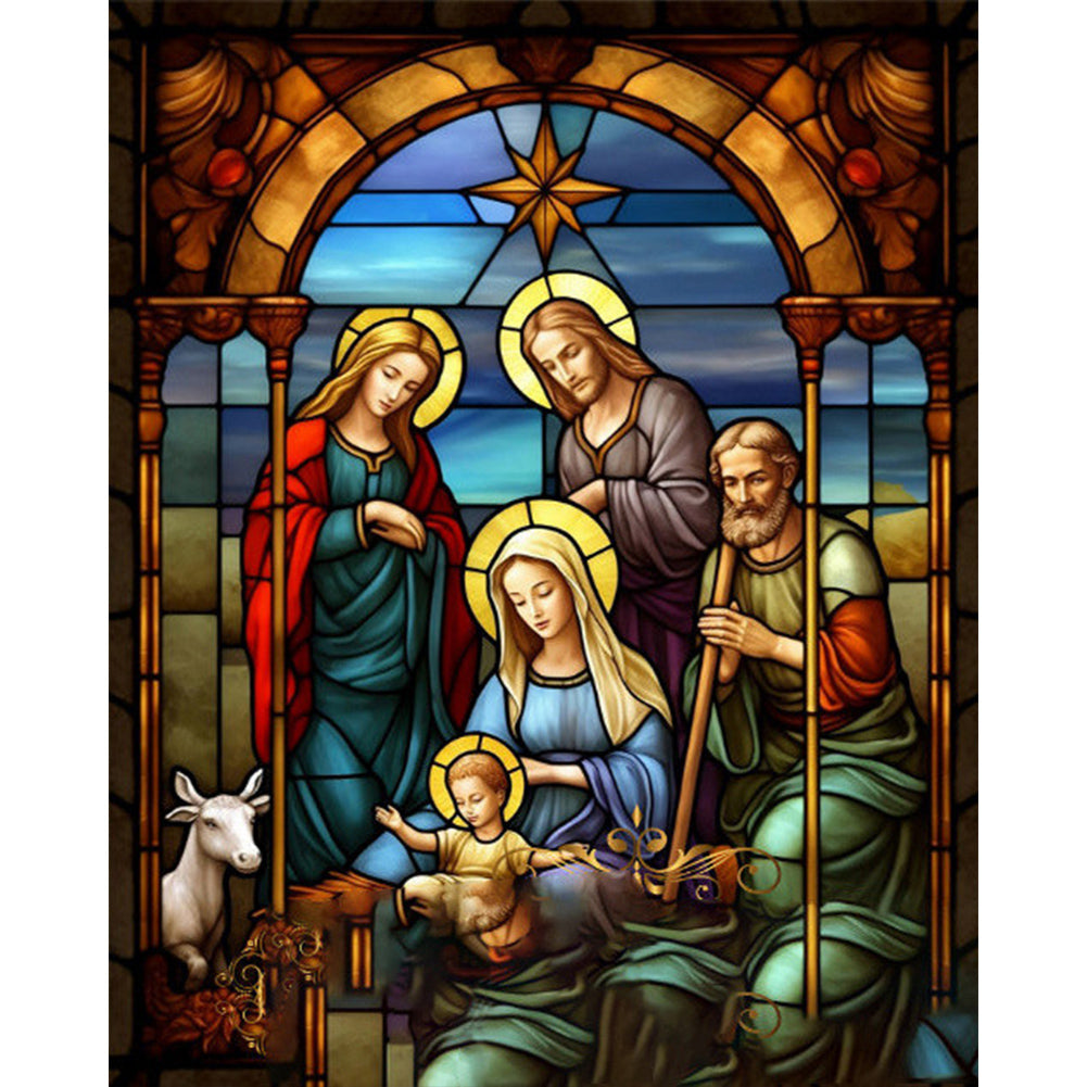 Birth Of Jesus - Full Round Drill Diamond Painting 40*50CM