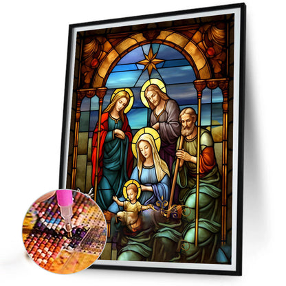 Birth Of Jesus - Full Round Drill Diamond Painting 40*50CM