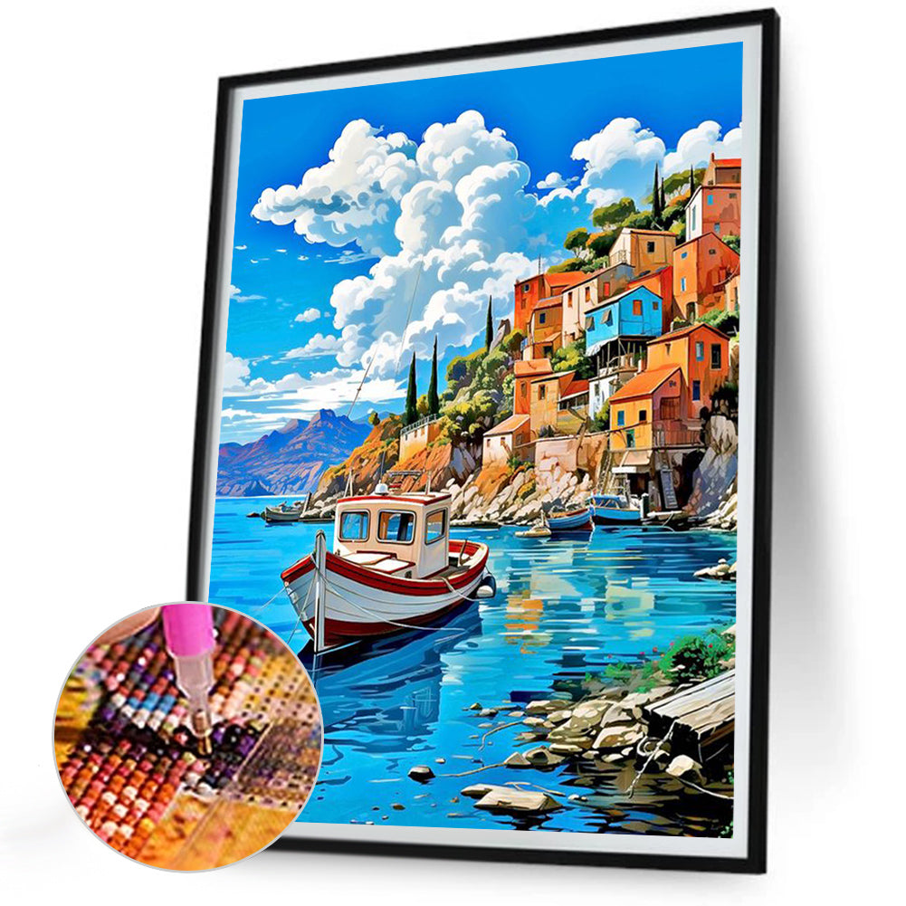 Bay - Full Round Drill Diamond Painting 30*40CM