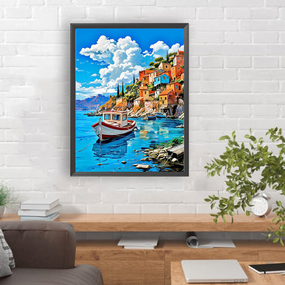 Bay - Full Round Drill Diamond Painting 30*40CM