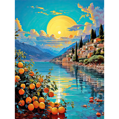 Stream - Full Round Drill Diamond Painting 30*40CM
