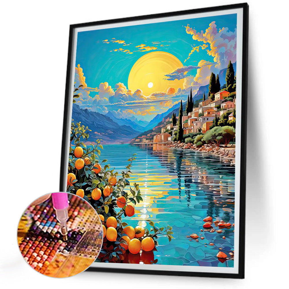 Stream - Full Round Drill Diamond Painting 30*40CM
