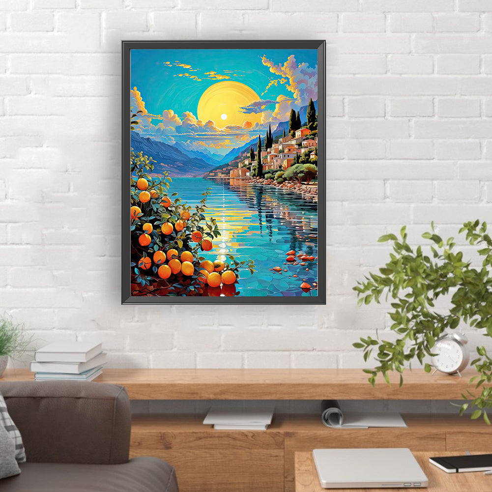 Stream - Full Round Drill Diamond Painting 30*40CM