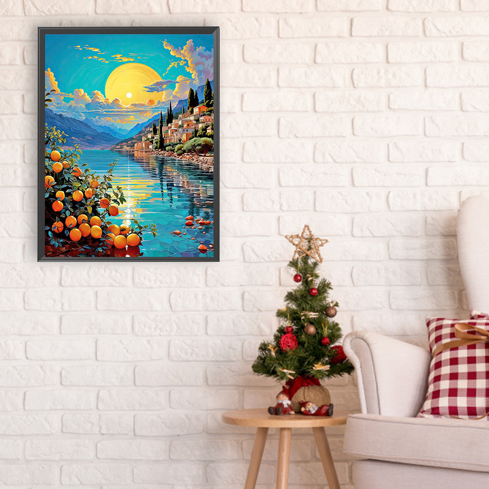 Stream - Full Round Drill Diamond Painting 30*40CM