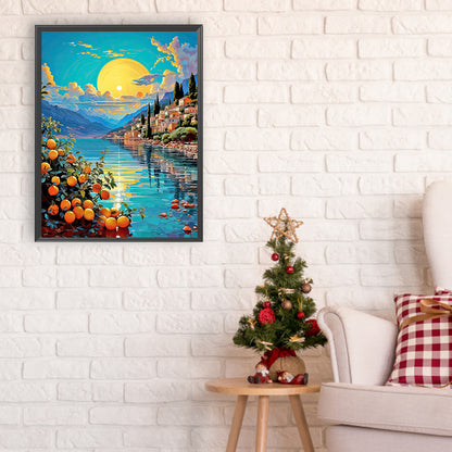 Stream - Full Round Drill Diamond Painting 30*40CM