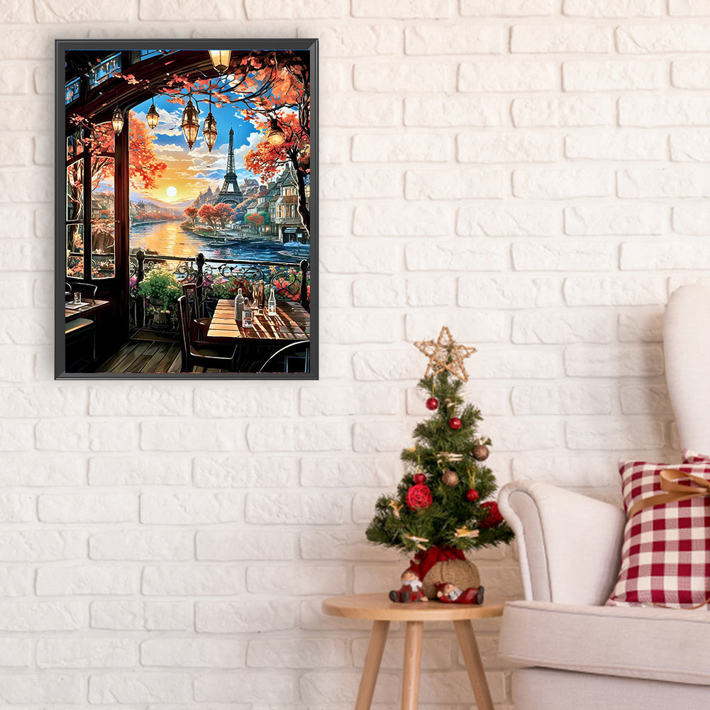 Landscape - Full Round Drill Diamond Painting 30*40CM