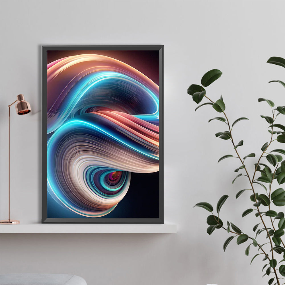 Neon Spiral - Full Round Drill Diamond Painting 40*60CM
