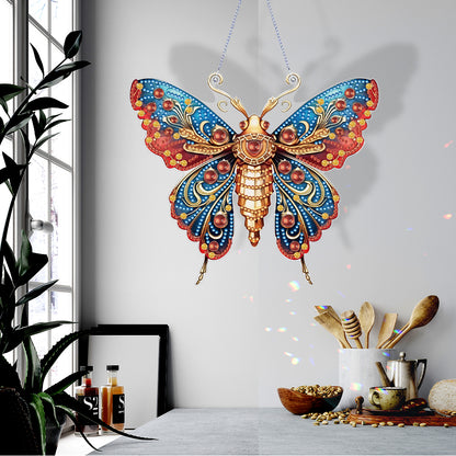 Acrylic Special Shape Diamond Painting Hanging Sign (Butterfly #6)