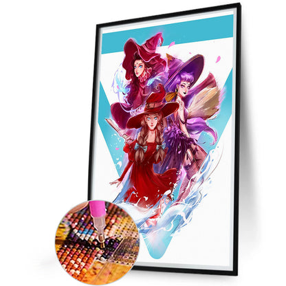 Zodiac Witch - Full Round Drill Diamond Painting 40*60CM
