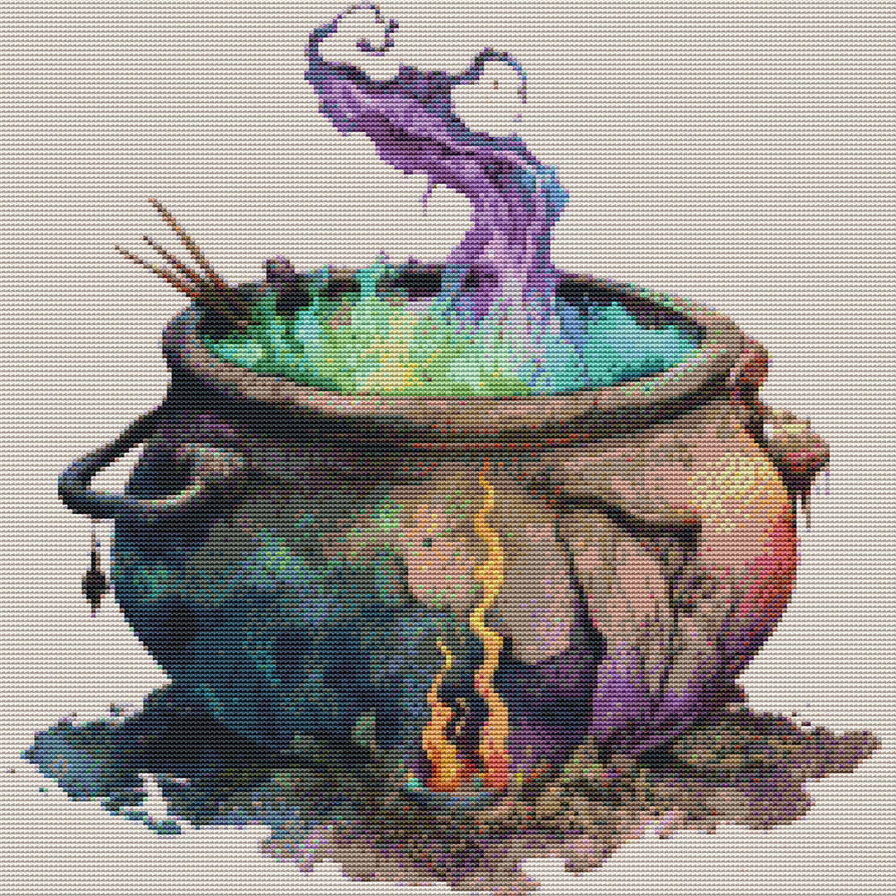 Potion Cauldron Draw - Full Round Drill Diamond Painting 40*40CM