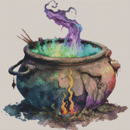 Potion Cauldron Draw - Full Round Drill Diamond Painting 40*40CM