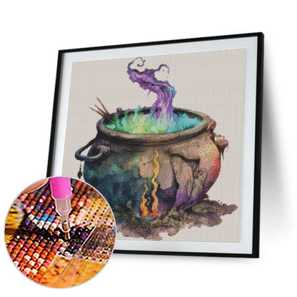 Potion Cauldron Draw - Full Round Drill Diamond Painting 40*40CM