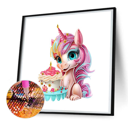 Unicorn - Special Shaped Drill Diamond Painting 30*30CM