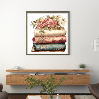 Silk Cloth - 11CT Stamped Cross Stitch 50*50CM
