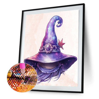 Witch Hat - Full Round Drill Diamond Painting 40*50CM