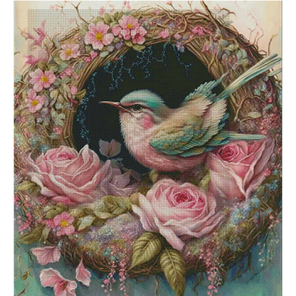 Dream Nest - 14CT Stamped Cross Stitch 65*72CM