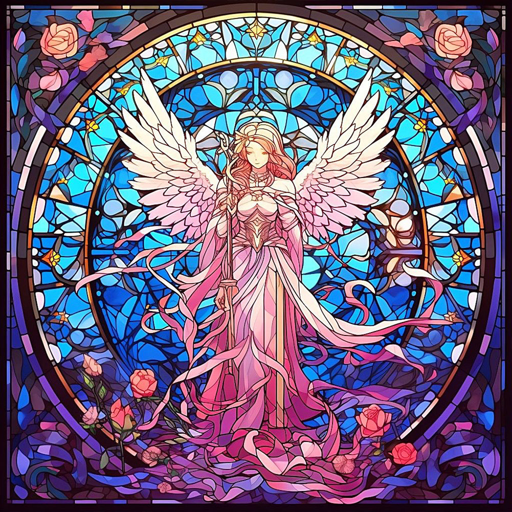 Rose Angel - Full Square Drill Diamond Painting 30*30CM