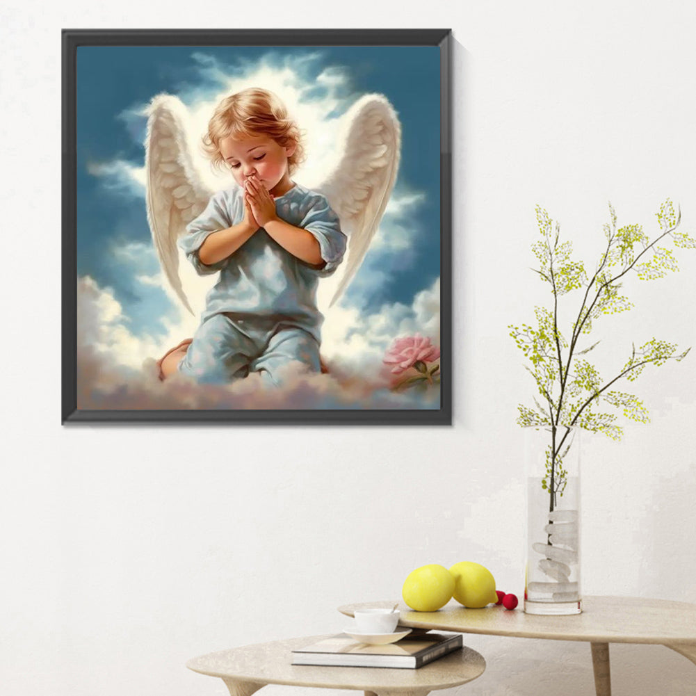 Angel - Full Round Drill Diamond Painting 30*30CM