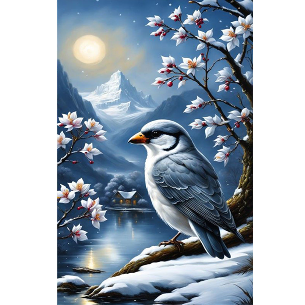 Animals In The Snow - Full Round Drill Diamond Painting 40*60CM