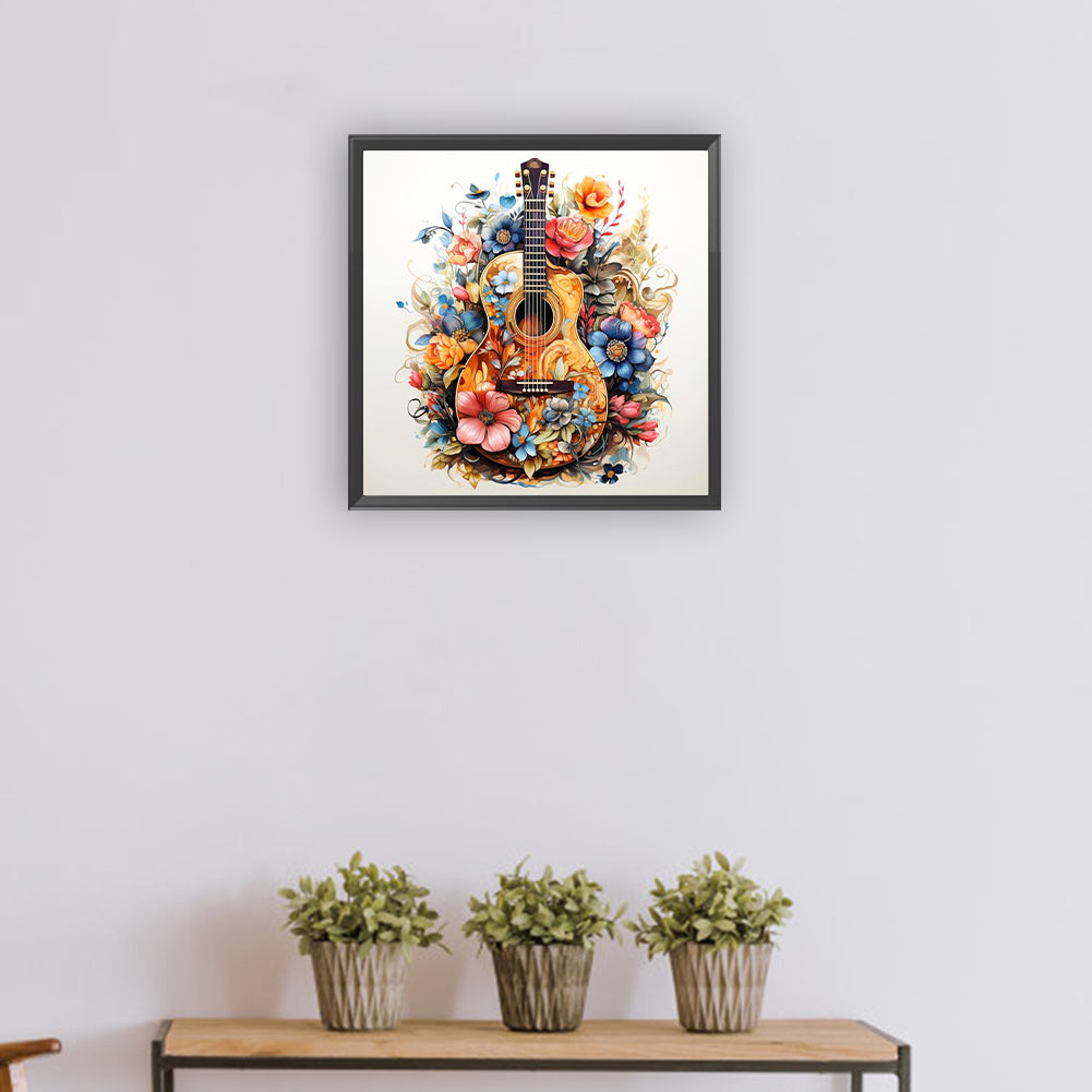 Guitar - Full Round Drill Diamond Painting 30*30CM