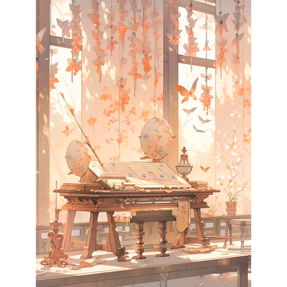 Piano¡¤Rhythm - Full Round Drill Diamond Painting 30*40CM
