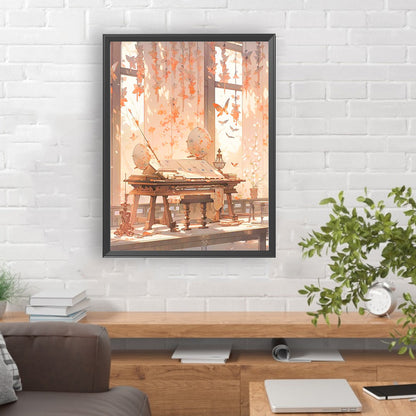 Piano¡¤Rhythm - Full Round Drill Diamond Painting 30*40CM