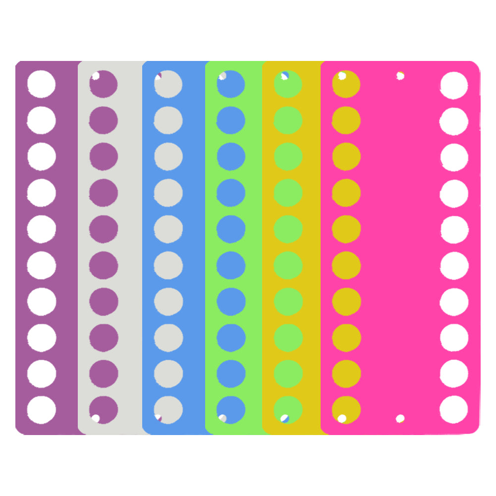 5PCS Sewing Thread Winding Plate Board 19.4x8cm (20 Round Holes)