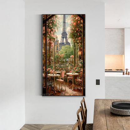 Courtyard Afternoon Tea - Full Round Drill Diamond Painting 40*70CM