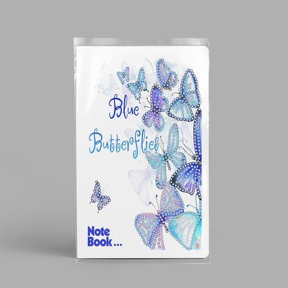 50 Pages A5 Special Shaped Diamond Painting Diary Book (Classic Butterfly)