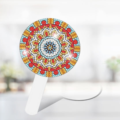 DIY Diamond Painting Mirror Kit for Adults Kids Beginners (Mandala #4)