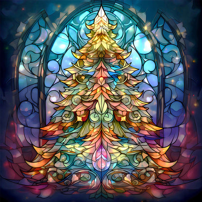 Christmas Tree - Full Square Drill Diamond Painting 40*40CM