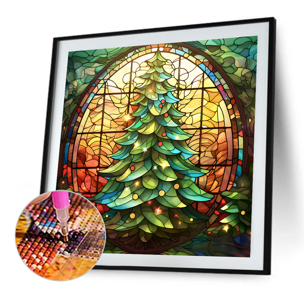 Christmas Tree - Full Square Drill Diamond Painting 40*40CM