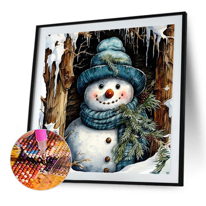 Snowman - Full Square Drill Diamond Painting 40*40CM