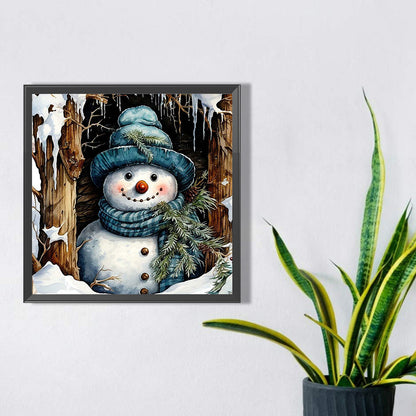 Snowman - Full Square Drill Diamond Painting 40*40CM