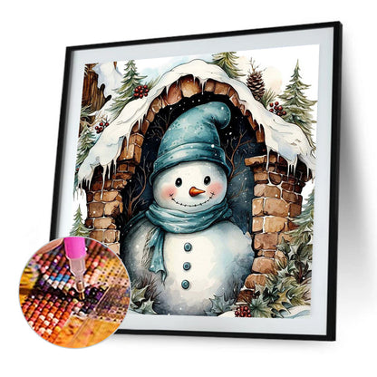 Snowman - Full Square Drill Diamond Painting 40*40CM