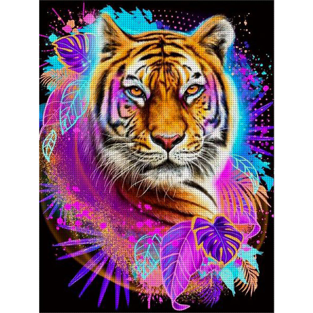 Tiger - 11CT Stamped Cross Stitch 40*53CM