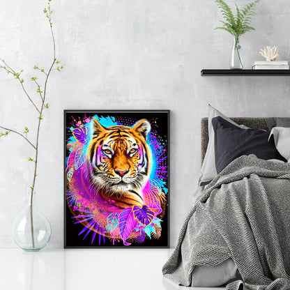 Tiger - 11CT Stamped Cross Stitch 40*53CM