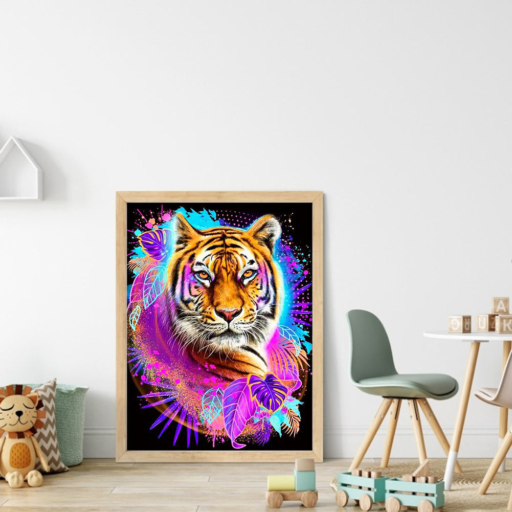 Tiger - 11CT Stamped Cross Stitch 40*53CM