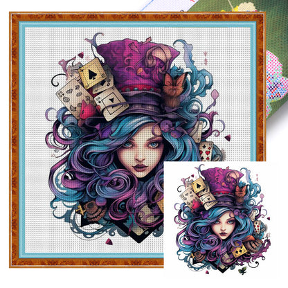 Magician - 11CT Stamped Cross Stitch 50*50CM