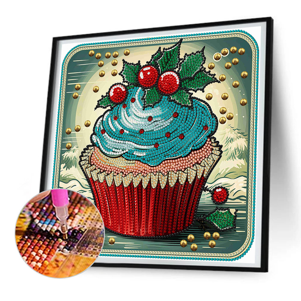 Cup Cake - Special Shaped Drill Diamond Painting 30*30CM