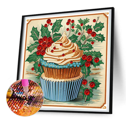 Cup Cake - Special Shaped Drill Diamond Painting 30*30CM