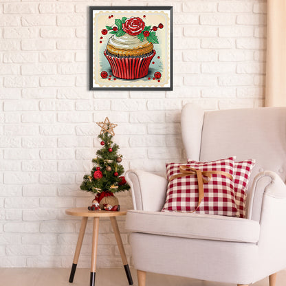 Cup Cake - Special Shaped Drill Diamond Painting 30*30CM