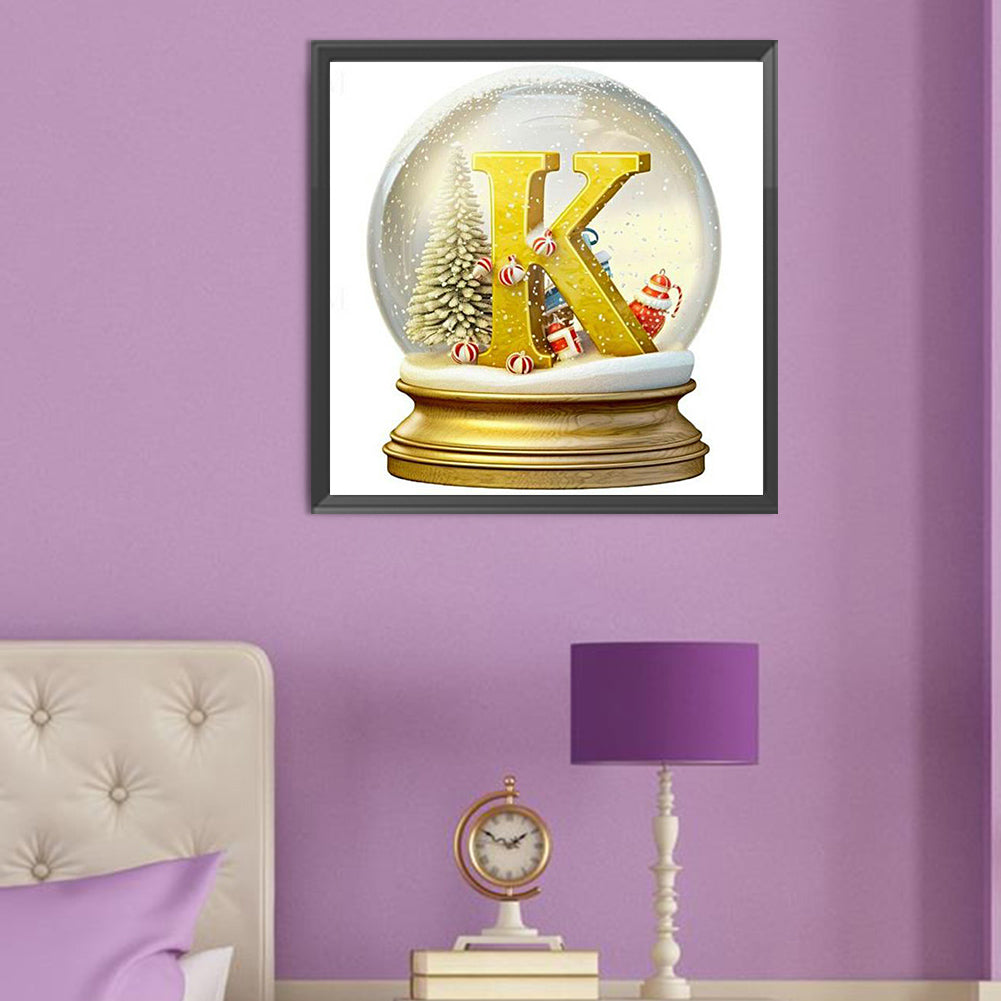 Christmas Crystal Ball K - Full Round Drill Diamond Painting 50*50CM