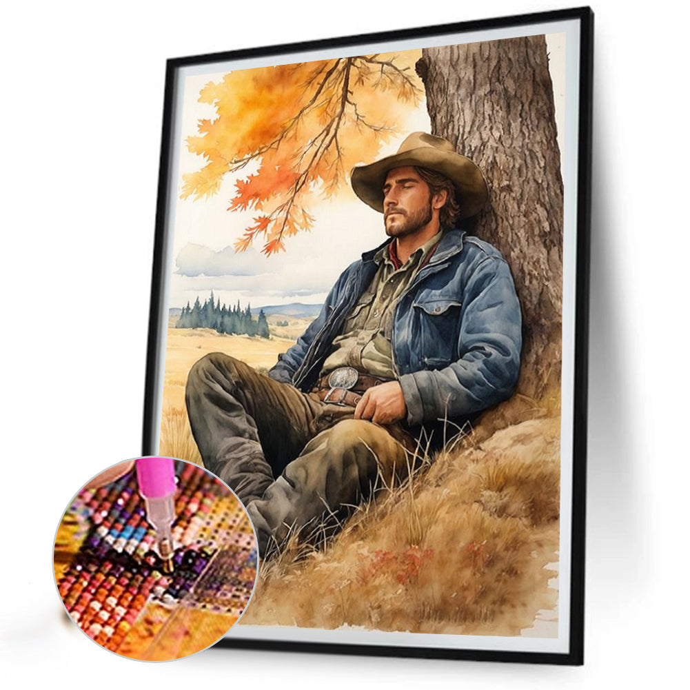 Cowboy - Full Square Drill Diamond Painting 30*40CM