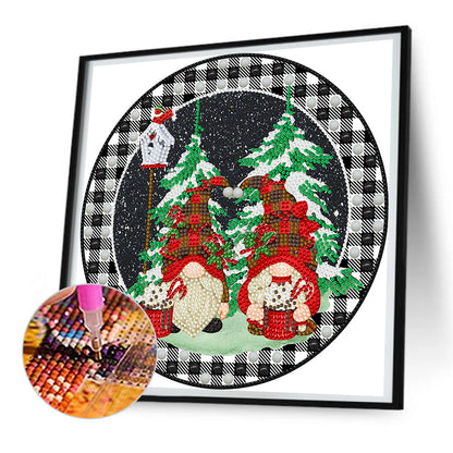 Christmas Atmosphere - Special Shaped Drill Diamond Painting 30*30CM