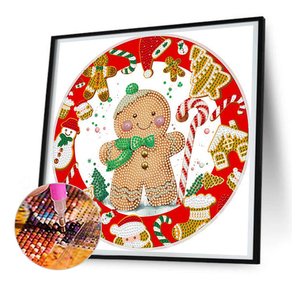 Christmas Atmosphere - Special Shaped Drill Diamond Painting 30*30CM