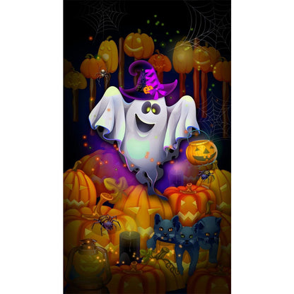 Halloween Trick Or Treaters - Full Round AB Drill Diamond Painting 40*70CM