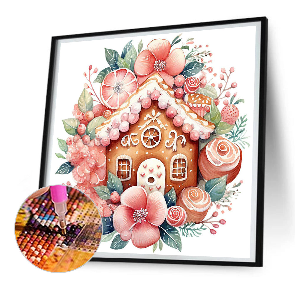 Christmas Cookie Man - Full Round Drill Diamond Painting 30*30CM